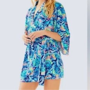 Lilly Pulitzer Velvet Robe